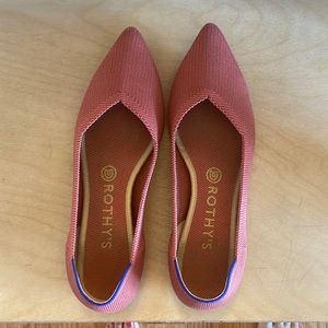 Coral Pointed Rothys